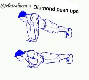 Diamond Push Ups