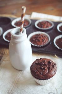 Triple Chocolate Chunk Muffins