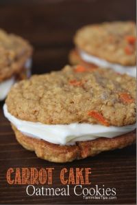 Healthy Carrot Cake Cookies!